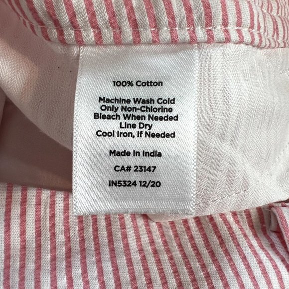 Talbots Perfect Short Seersucker Size 4 10.5" NEW Beach Preppy Summer - Picture 10 of 10